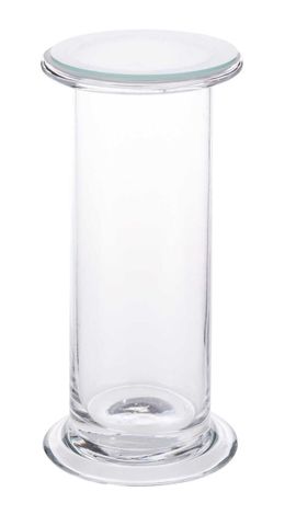 Gas Jar borosil. glass 200x50mm w/cover