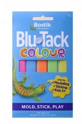 Blu-tack Bostik colored 75gm