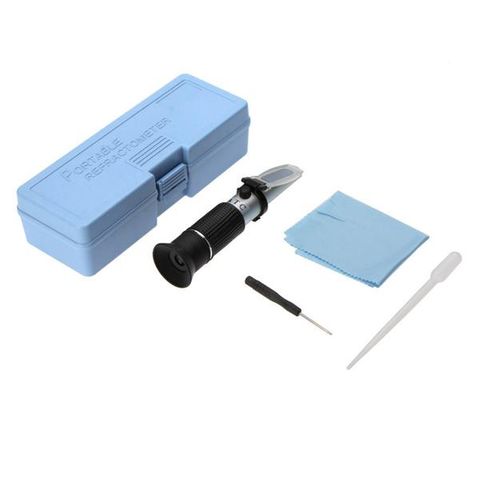 Refractometer hand-held 0-32% Brix ATC