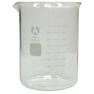 Beaker low form glass 3000ml economy