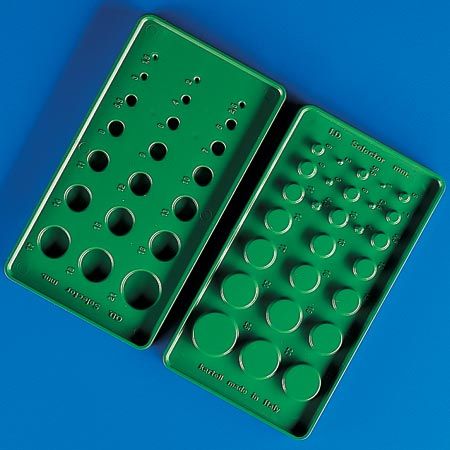 Tubing selector 90x165mm ABS green
