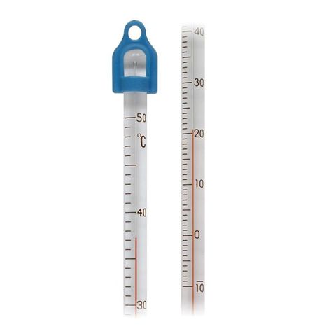 Thermometer R/S white back -10-50 x 0.5C