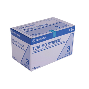 Syringe disposable plastic 3ml L/slip