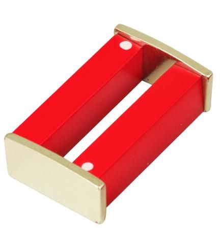 Magnet bar ALNICO w/ keepers 75x15x10mm