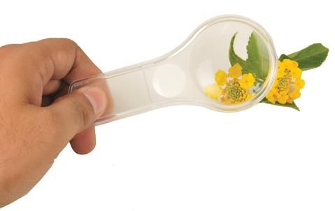 Magnifier bi-focal acrylic 50mm dia. 3X