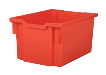 Tray storage extra deep Red 225mm