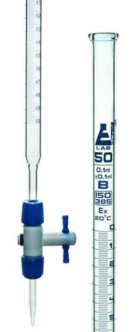 Burette glass PTFE s/c 25ml modular