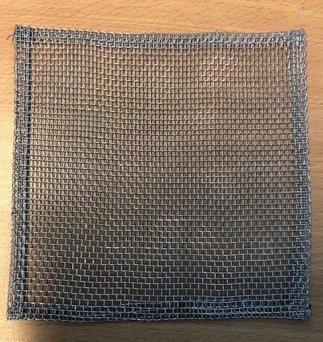 Gauze mat plain wire 150x150mm