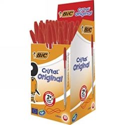 Pens BIC Cristal original medium red