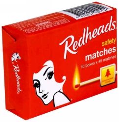 Matches Redhead box/45