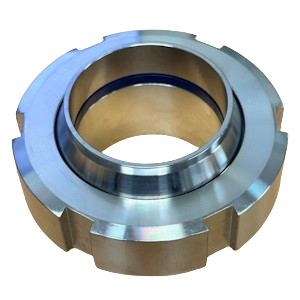 6" RJT T304 Dairy Union (Slotted Nut)