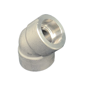 25NB SW 3000# 45Deg Elbow F316L A182