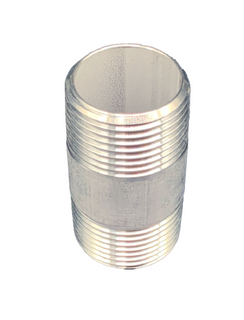 15 (1/2") BSP T316 150# Barrel Nipple (x60mm)