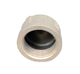 15 (1/2") BSP T316 150# Round Cap