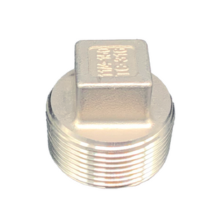 80 (3") BSP T316 150# Square Head Plug