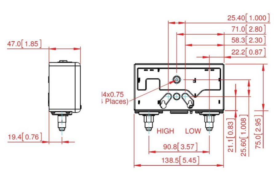 PS2L7A DUAL PRESSURE CONTROL MANUAL HI