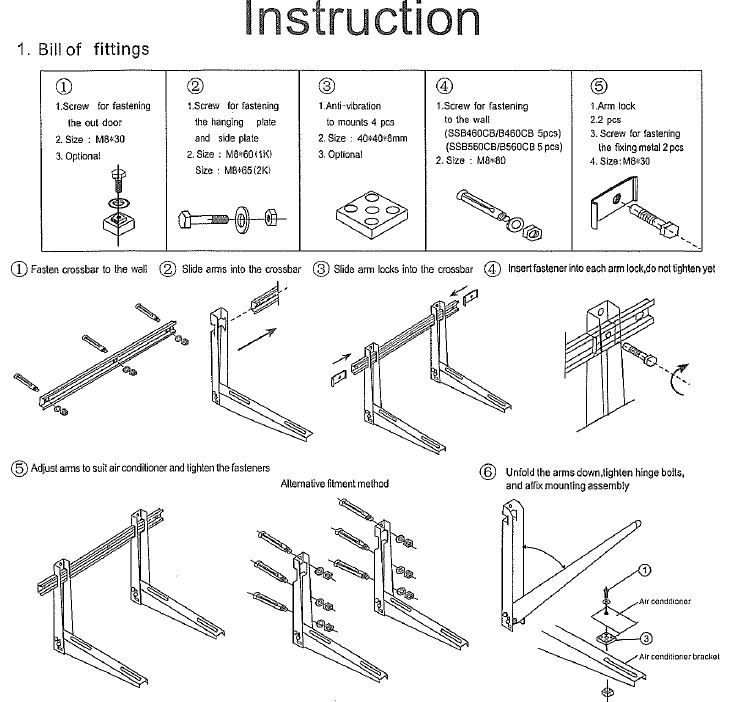 TOP BULL BRACKET 180kg 450x350x800 (mm)