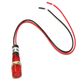 INDICATOR RED 179mm leads with nut