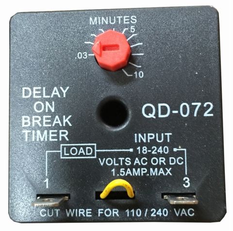 QD-072 DELAY ON BREAK TIMER 0.03~10MINS