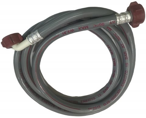 2.0 HOSE INLET BLUE/GREY HOT/COLD 10MM