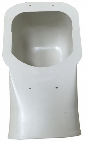 PVC WALL INLET CAP 100MM 2 PIECES