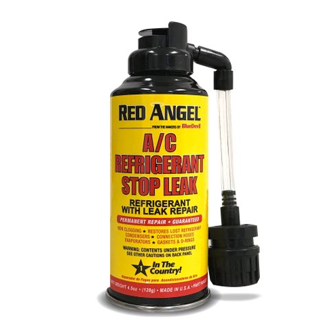 RED ANGEL AEROSOL AC STOP LEAK + HOSE &C