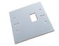 B75 WALL MOUNTING COVER PLATE WHITE