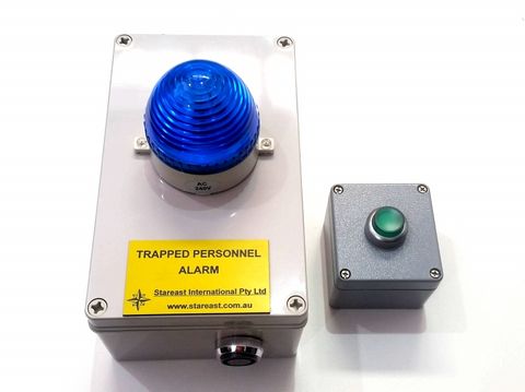 TRAPPED PERSONNEL ALARM 240V hard wire