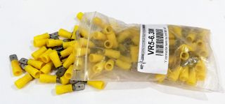 Y connector term Yellow end M6 1/4"