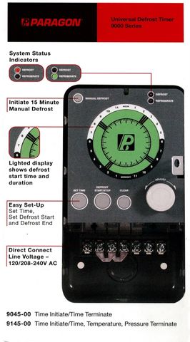 PARAGON COMMERCIAL DEFROST TIMER DIGITAL