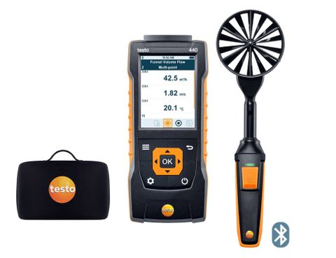 TESTO 440 100mm VANE KIT WITH BLUETOOTH