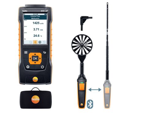 TESTO 440 DELTA P AIR FLOW COMBO KIT 1