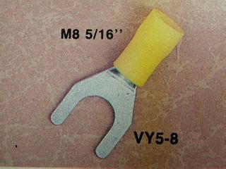 Y connector term yellow end M8 5/16