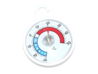 THERMOMETER 2 ROUND PLASTIC WITH HOOK