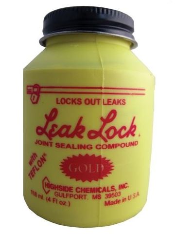 LEAK LOCK GOLD 4Oz Tub w/Brush J'NT SEAL
