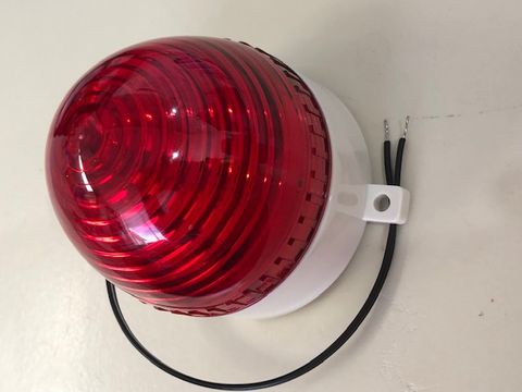 240v LED STROBE LIGHT 240V RED 75MM