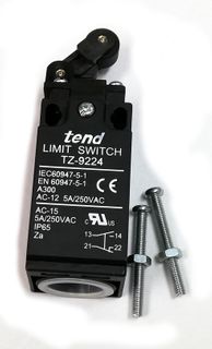 LEVER ROLLER W/BUTTON 5A LIMIT SWITCH