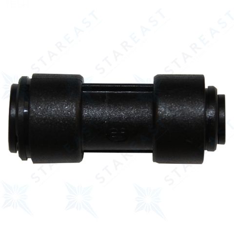 1/4"X 3/16" STR CONNECTOR BLACK