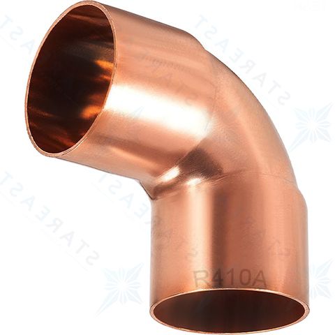 1-3/8" 90° COPPER ELBOW 35MM R410A RATED