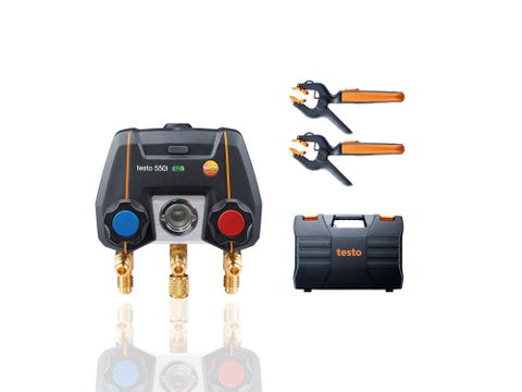 TESTO 550i SMART KIT W/ 115i TEMP CLAMPS