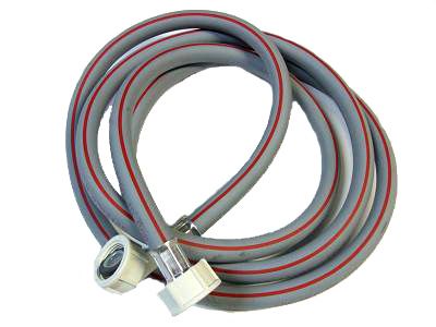 HOSE INLET 2.5M GREY PLASTIC HOT/COLD