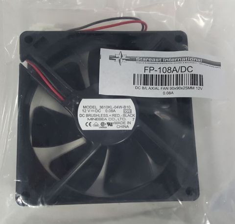 DC B/L AXIAL FAN 90x90x25MM 12V 0.08A