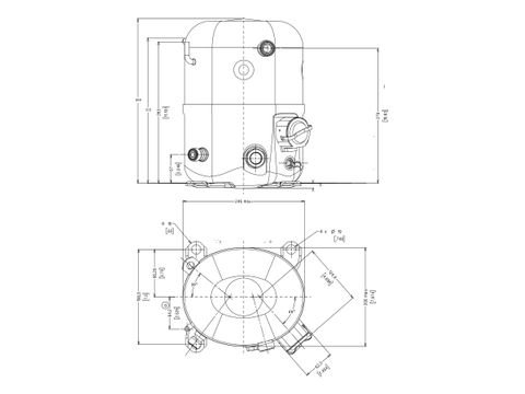 TECUMSEH R404A 1.75HP 3038W@-5 40CC 35AM