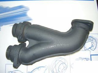EXHAUST Y PIPE W116 W123