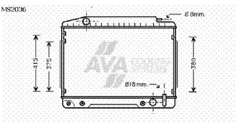 RADIATOR W116 AUSSIE