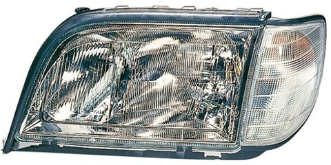 LH HEADLAMP W140  94- HELLA