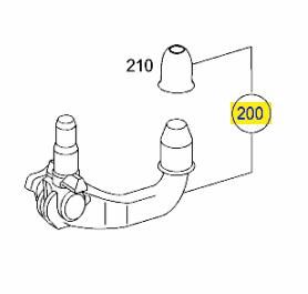 TOWBAR BALL ASMBLY W164 50MM