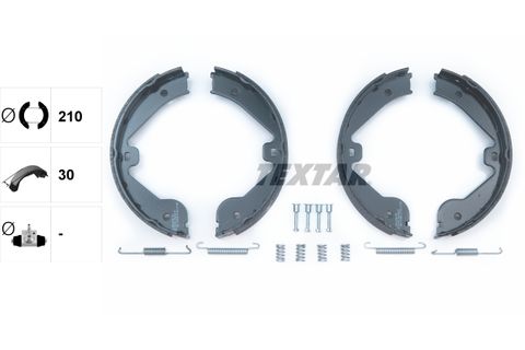 REAR BRAKE SHOES W164