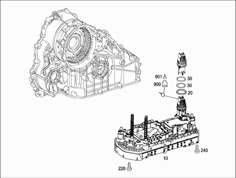 AUTO VALVE BODY A169 722.8 MB