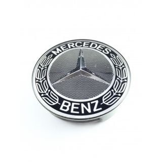 CENTRE CAP ALLOY EMBLEM BLACK 9040